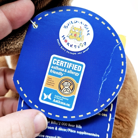 BAB | 2010 Velvet Hugs brown dog stuffed plush animal toy - Picture 6 of 11